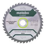 Metabo zaagblad "cordless cut wood - classic" - 216x1,8/1,2x30 Z28 WZ 5° - 1 stuk