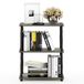 Furinno Gereedschaploze planken, hout, Frans eiken grijs/zwart, one size, 3 Tier