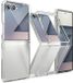 Ringke Fusion | Hoesje Geschikt voor Samsung Galaxy Z Flip 7 | Back Cover met Antikrascoating | Militaire Standaard | Transparant