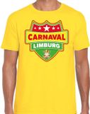 Bellatio Decorations Carnaval verkleed t-shirt Limburg - geel - heren - L