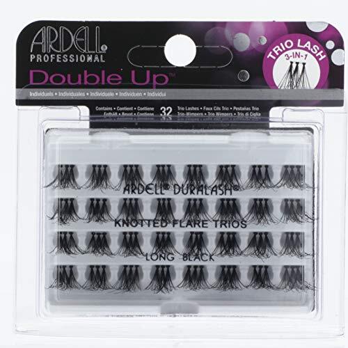 Ardell Professional Double Up Duralash Trio Individuals Long Black, kunstwimpers van echt haar