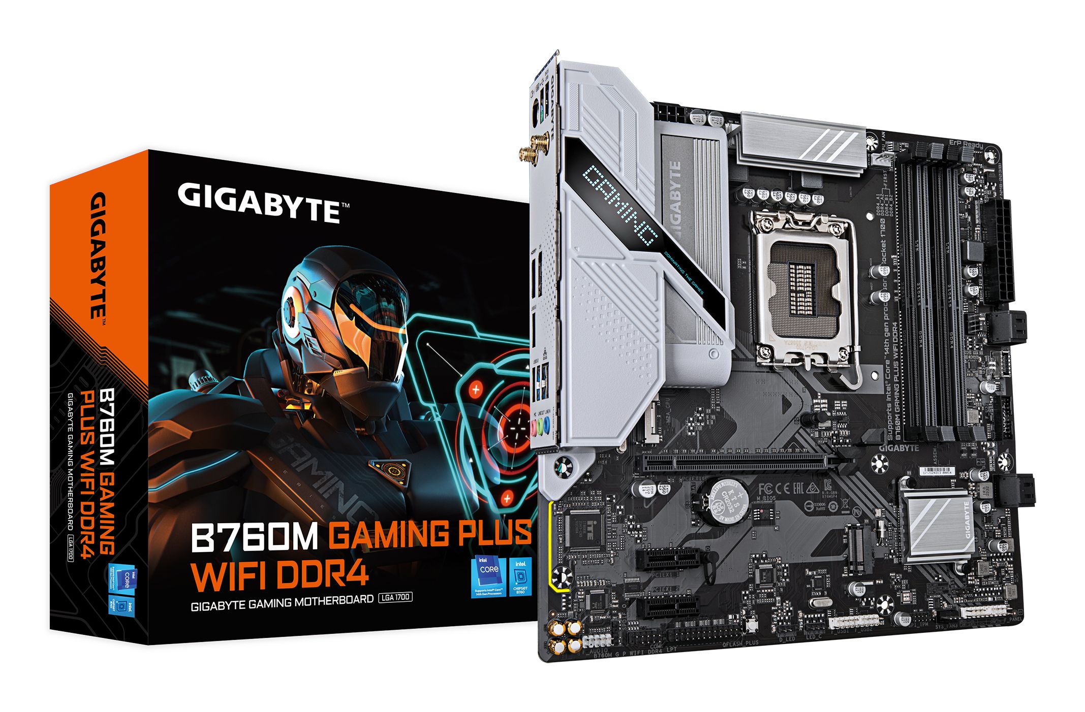 GIGABYTE B760M GAMING PLUS WIFI DDR4 moederbord