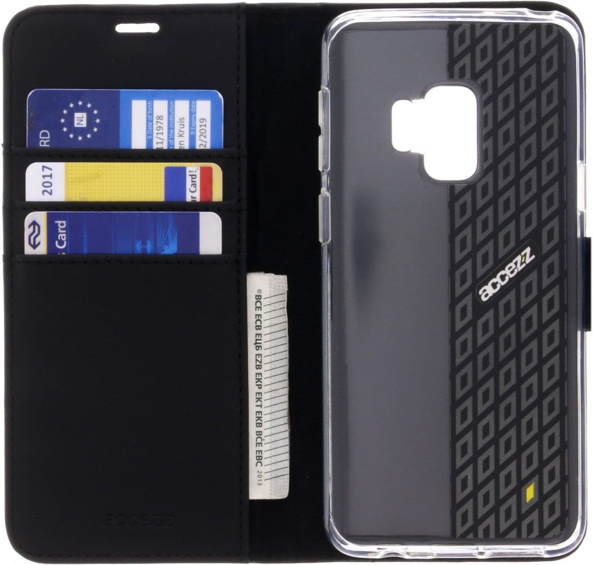 Accezz Wallet TPU Booklet Samsung Galaxy S9 - 8719638602402