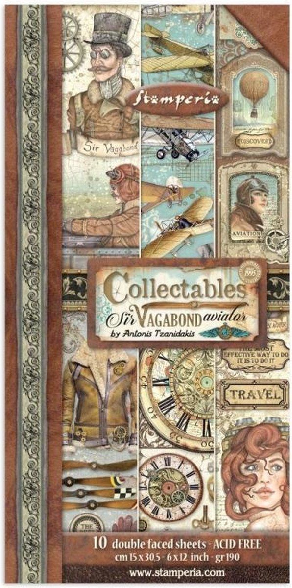 Stamperia Intl Stamperia - Collectables - Sir Vagabond - Aviator - Diverse