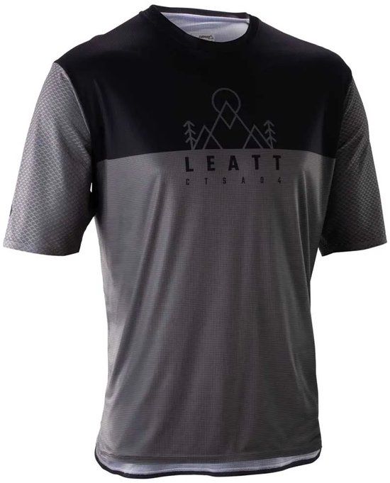 Leatt Trail 3.0 Korte Mouw Wielertrui Grijs S Man