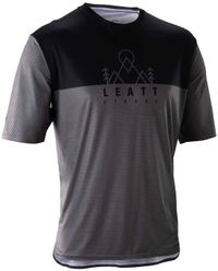Leatt Trail 3.0 Korte Mouw Wielertrui Grijs S Man