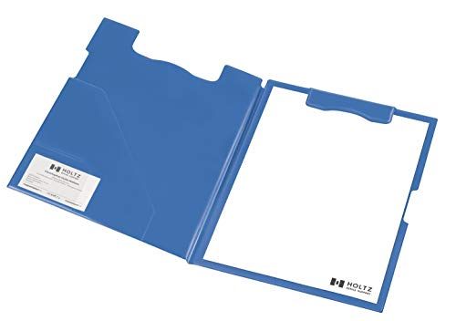 magnetoplan 1131603 magnetische klembord A4, blauw ook in zwart naar keuze met transparante insteekhoes