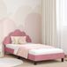 vidaXL Bedframe met Hoofdboard Roze 90 x 190 cm Fluweel