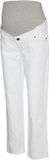 Mama Licious Straight Fit Zwangerschapsjeans W34 x L32 Katoen Wit