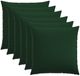 vidaXL Kussensloop - 6 st - HEERLEN - Donkergroen - 70 x 70 cm - Stof
