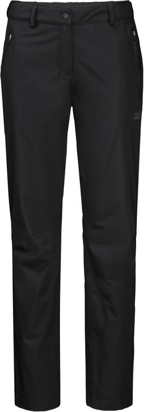 Jack Wolfskin Parana Pants Dames Regenbroek - Black - Maat 38