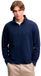 Superdry Garment Dye Rib Sweatshirt Met Halve Rits Blauw M Man