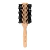 GYADA COSMETICS, Brede ronde borstel, ideaal voor lang, zeer lang en dik haar, antistatisch, bestand tegen hoge temperaturen, ergonomische handgreep, van beukenhout