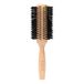 GYADA COSMETICS, Brede ronde borstel, ideaal voor lang, zeer lang en dik haar, antistatisch, bestand tegen hoge temperaturen, ergonomische handgreep, van beukenhout