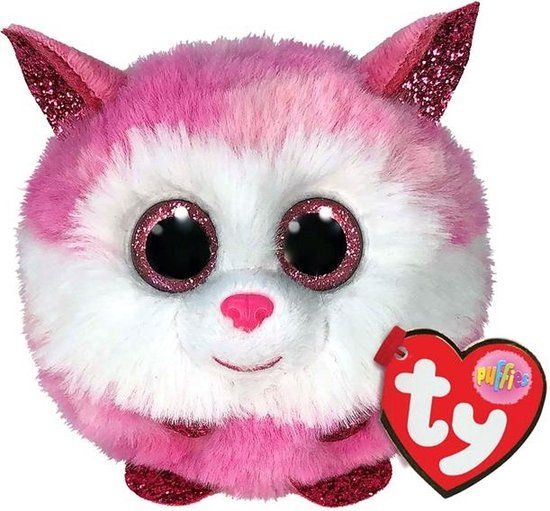 TY Teeny Puffies Princess Husky - 10cm - Pluche Knuffel - Veelkleurig