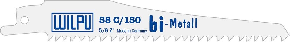Rotec WILPU Reciprozaagblad 58 C/225 / S1110VF (vpe 5)