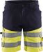 Blåkläder Short met stretch High Vis 1541-1811 - Marine/High Vis Geel - C48