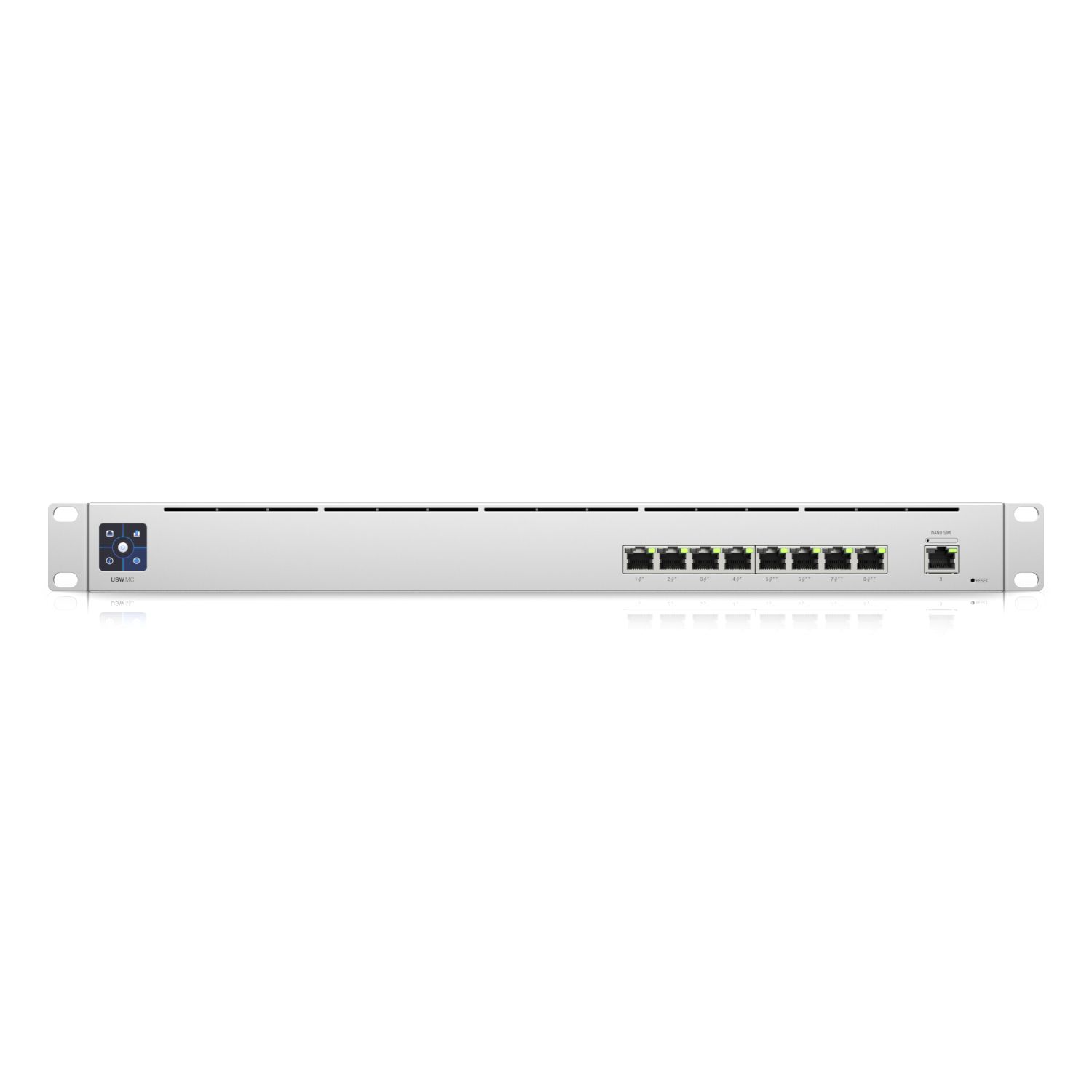 Ubiquiti Mission Critical Gigabit Ethernet PoE+ Switch - 9-Port - 1U Rackmount
