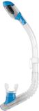 Cressi Dry Junior Duik snorkel Transparant, Blauw Kinderen