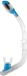 Cressi Dry Junior Duik snorkel Transparant, Blauw Kinderen