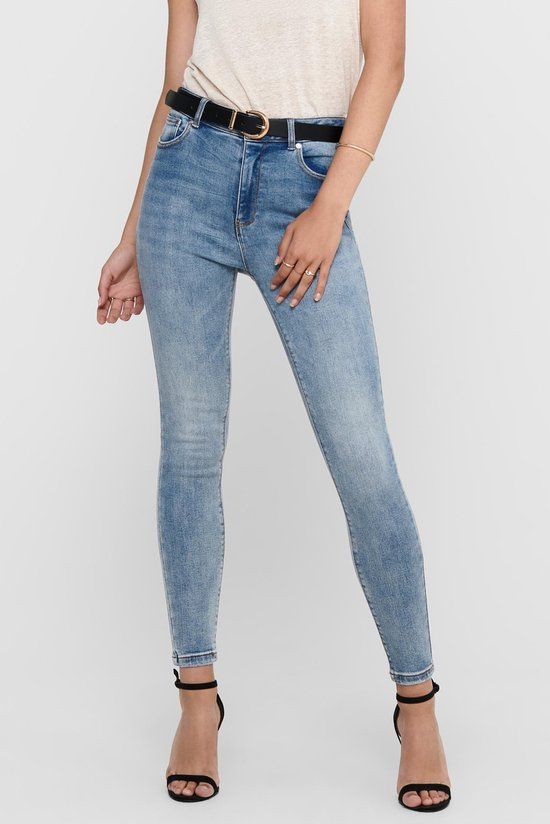 ONLY ONLMILA HW SK ANK BJ13502-1 NOOS Women's Jeans - Size W28 X L34 - Blue