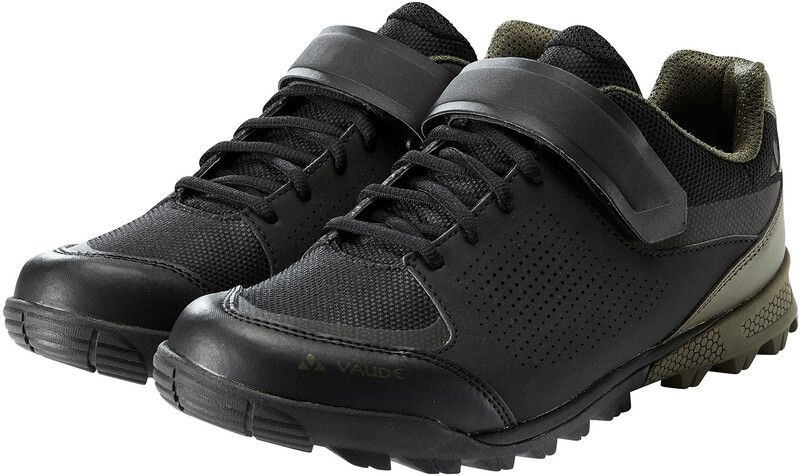Vaude AM Downieville Lage Schoenen, zwart/olijf