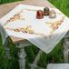 Vervaco Tafelkleed kit - Egeltjes en herfstbladeren - Borduren - 80 x 80 cm