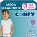 Confy - Couches Premium Taille 6 XL 15+kg - 8 x 24 pièces