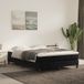 Maison Exclusive - Cadre de lit avec sommier tapissier, noir, 140 x 190 cm, velours