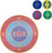 Eddy Toys Werpspel 5-delig - Zwembad Speelgoed Kinderen - Drijvend Doelspel met Schijven - Spel voor Water en Tuin - Diameter 65cm - Multicolor