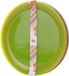 Koopman International 12x assiettes colorées plastique 21 cm