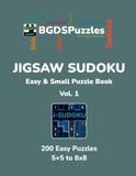 Jigsaw Sudoku Easy & Small Puzzle Book Vol. 1