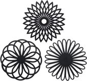 CREATESTAR Sous-verre multi-pots en silicone (3 pièces)