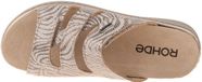 Rohde 5221 Dames Slippers Wit/Beige Maat 39