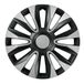 LAMPA 31623 wieldoppen, tweekleurig, diameter 4 stuks, zilver/zwart