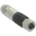 Harting Connecteur de capteur M8, femelle droite, connexion par insertion (contacts IDC), 3 pôles, sortie de câble droite, plage de serrage 2,5 mm - 5,1 mm - 1 pièce