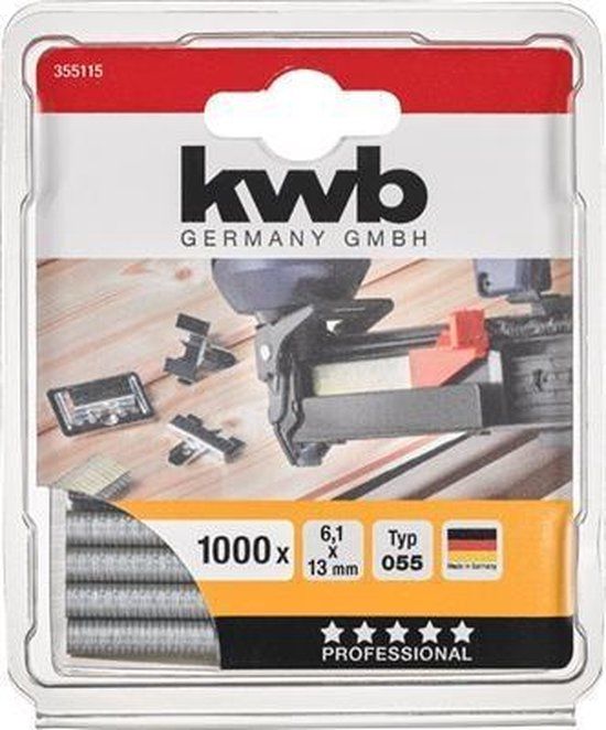 KWB Nieten Hard Type 055C - 15 mm - 1000 Stuks