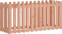 vidaXL Verhoogde Plantenbak met Hekontwerp - 150x50x70 cm - Massief Douglas Hout