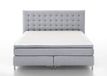 Atlantic Home Collection ANNI160-01 boxspringbed ANNI, stof, lichtgrijs, 160 x 200 cm