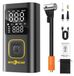 Pompe à pneus électrique - 150 PSI - Sans fil sur batterie - 6000 mAh - Avec power bank et lampe de poche