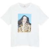 s.Oliver T-Shirt Wit Katoen Ronde Hals Korte Mouw Aansluitend Vrouwen Maat 46