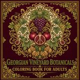 Georgian Vineyard Botanicals Coloring Book for Adults