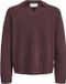 JACK & JONES JCOLEGACY KNIT SPLIT NECK POLO - Fudge - L