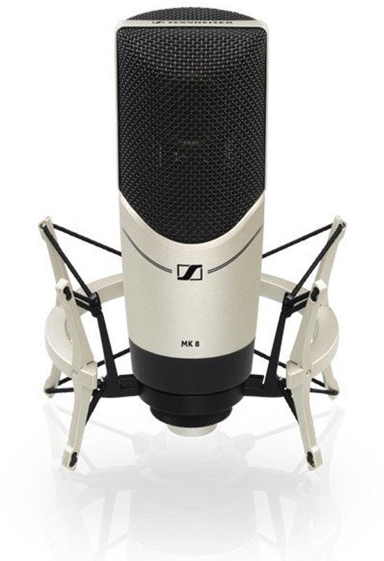 Sennheiser MK8 Condensatormicrofoon - Zwart/Zilver
