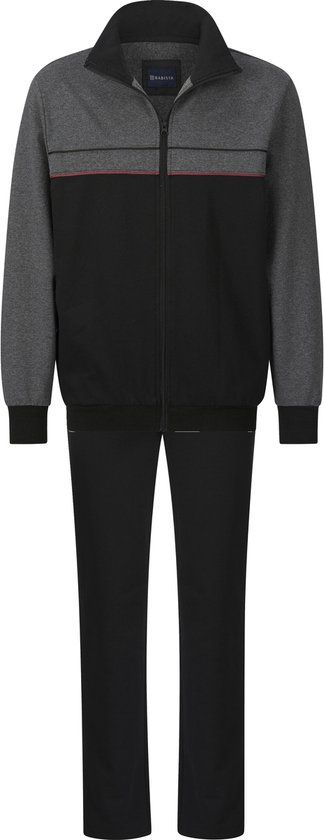Babista heren Joggingpak - 52/54 - Zwart - Plus Size