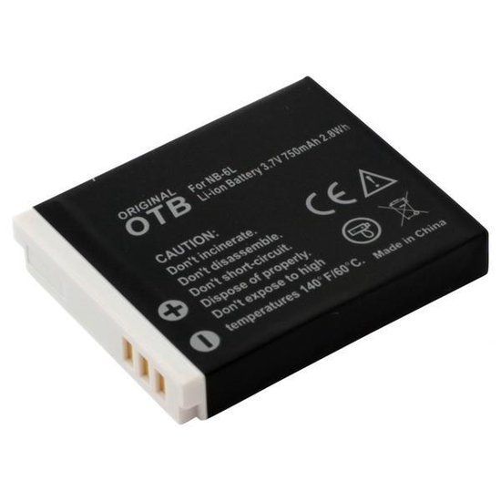 OTB Camera Accu NB-6L voor Canon - 750 mAh - Li-Ion