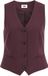WE Fashion Dames getailleerde gilet Aubergine Maat 46