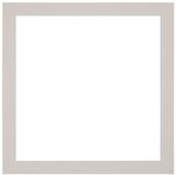 Passe-Partout Fotomaat 20x20 cm - Lijstmaat 25x25 cm - Gris Granit - Museumkarton