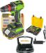 Procraft PA18PRO DFR-1B-C accuboormachine 20 V 30 Nm borstelloos + 1x accu 2,0 Ah + oplader + koffer