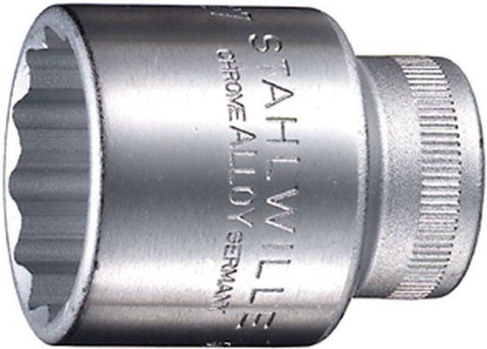 Stahlwille 50 22 03010022 Dubbel zeskant Dopsleutelinzetstuk 22 mm 1/2 (12.5 mm)